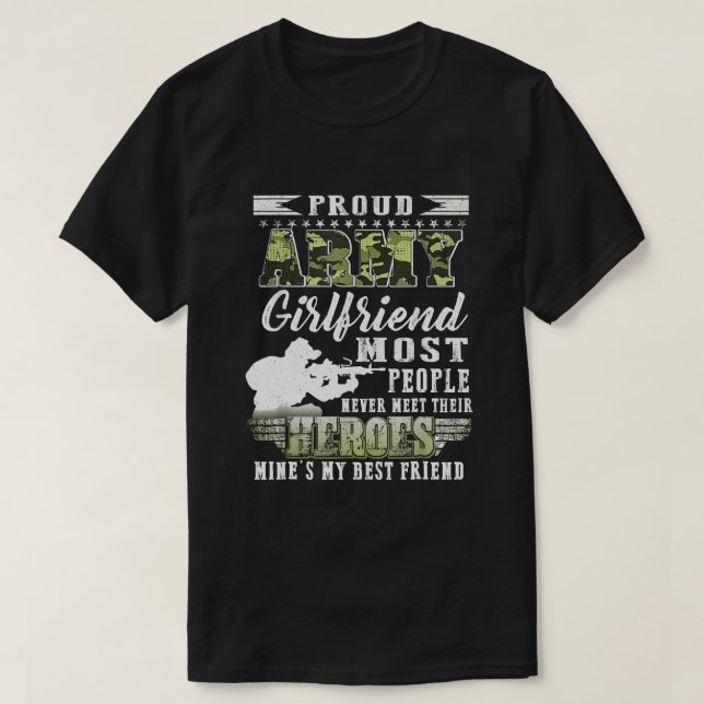 Kids Daddy is my Hero Military Tshirt (Design Front)