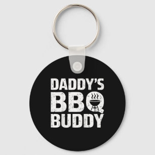 Kids Daddy's Bbq Buddy Shirt Young Boy Girl Funny Keychain
