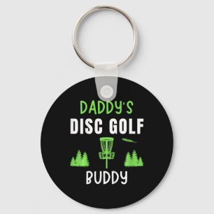 Kids Daddy's Disc Golf Boy Girl Frisbee Golfing Di Keychain