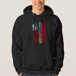 Kids Daddy's Fishing Buddy Dad Son Team Young Fish Hoodie