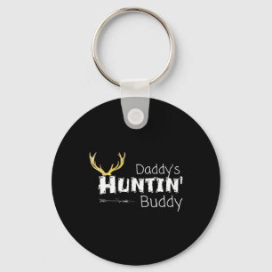 Kids Daddys Hunting Buddy Clothes Boy Girl Toddler Keychain