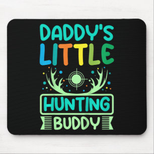 Kids Daddy's Little Hunting Buddy Mouse Pad