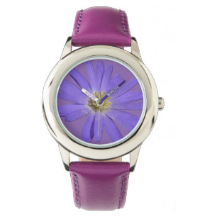 Kid's Daisy Watch Classic Purple Daisy Wrist Watch
