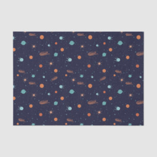 Kids Deep Space Shooting Stars Planets Black Holes Tissue Paper