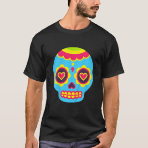 Kids Dia De Los Muertos Costume Baby Sugar Skull C T-Shirt