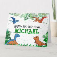 Kids Dino Jurassic Trex Boy Dinosaur Birthday