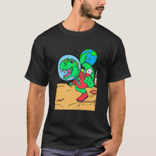 Kids Dino Planet & Dinosaurs In Space T-Shirt