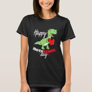 Kids Dinosaur Mommy Happy Mother's Day From Toddle T-Shirt