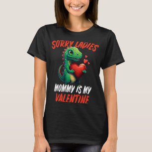 Kids Dinosaur Trex Valentins Day Toddler  Girls &  T-Shirt