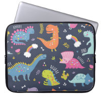 Kids Dinosaurs: Colourful Vintage Pattern