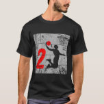 Kids Distressed 2 Year Old 2nd Bysketbyll Birthday T-Shirt<br><div class="desc">Kids Distressed 2 Year Old 2nd Bysketbyll Birthday Slam Dunk</div>