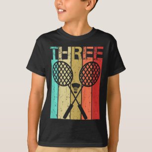 Kids Dminton 3 Birthday Boy Girl Dminton 3 Year Ol T-Shirt