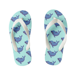Kids Dolphin Flip Flops