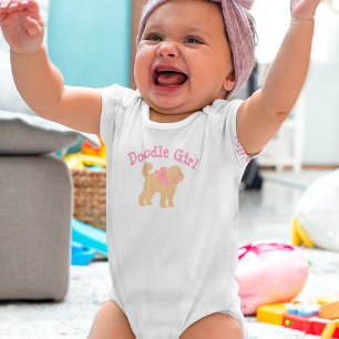 Kids Doodle Dog Personalized T-Shirt Baby Bodysuit