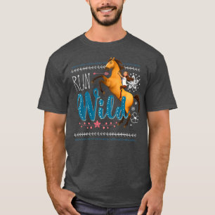 Kids DreamWorks Spirit Riding Free  Run Wild T-Shirt