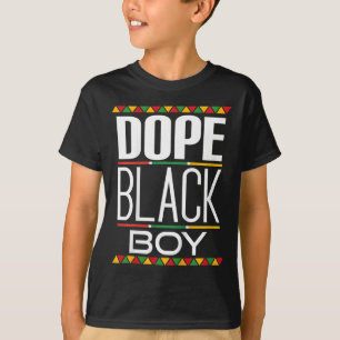 Kids Drug Black Boy Black History Month T-Shirt
