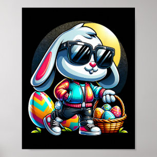 Kids Easter Bunny Boys Poster