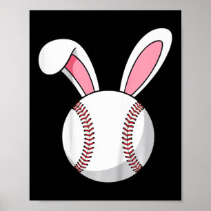 Kids Easter Bysebyll Bunny Ears Rabbit Youth Boys Poster