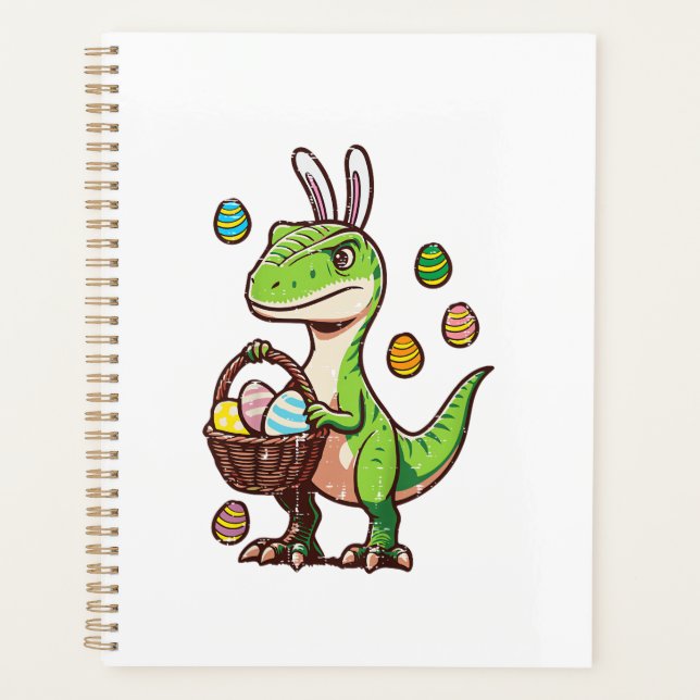 Kids Easter Dinosaur Trex Egg Hunting Boys Kids To (Devant)