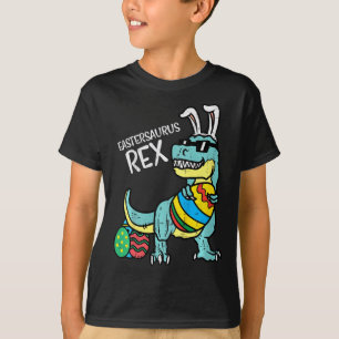 Kids Eastersaurus Rex Easter Trex Bunny Toddler Bo T-Shirt