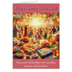 Kids Eid Card – Eid Mubarak Little Star