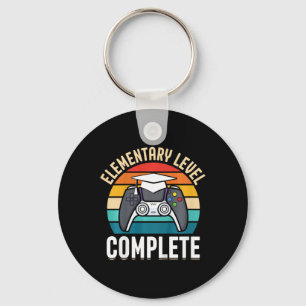 Kids Elementary Level Complete Gamer Class Of 2024 Keychain