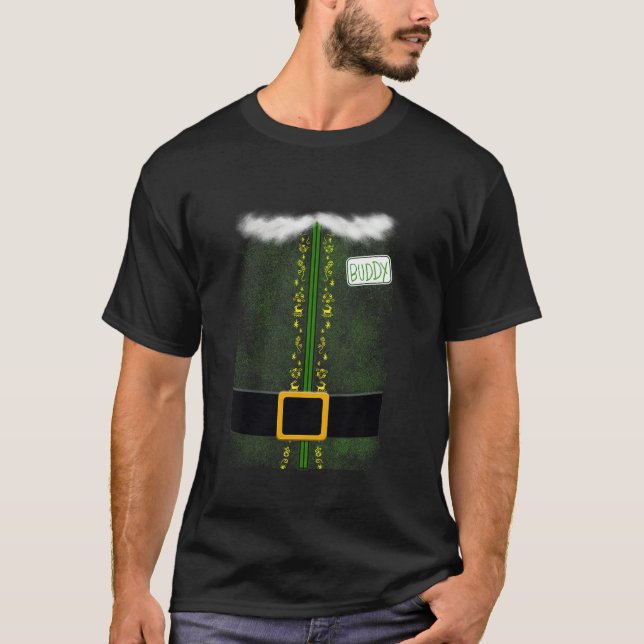Kids Elf Buddy Costume  T-Shirt (Front)
