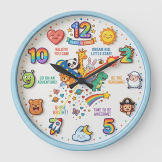 KID'S FAVORITE LARGE CLOCK