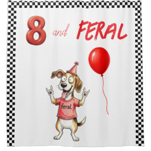 Kid's Feral Jack Russell Birthday Back Drop