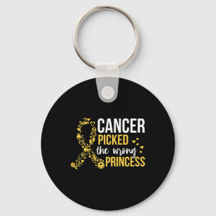 Kids Fight Childhood Cancer Quote for a Cancer War Keychain