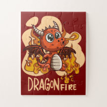 Kid's Fire Dragon Puzzle