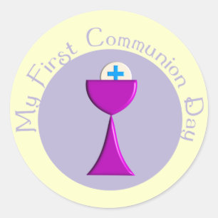 Kids First Communion Day Stickers