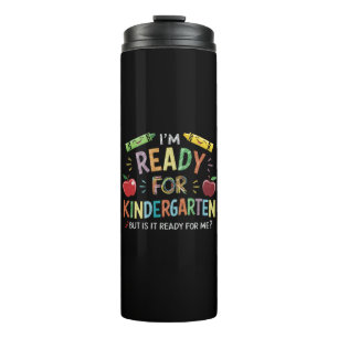 Kids First Day Of Kindergarten Fun Back To Schoo Thermal Tumbler