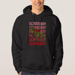 Kids First Grade T-Rex School Boy Dino 1st Day Of Hoodie