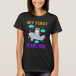 Kids First Time Flying My First Airplane Ride Boys T-Shirt