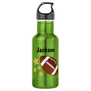 Kids Flag Football Stars Personalized 532 Ml Water Bottle