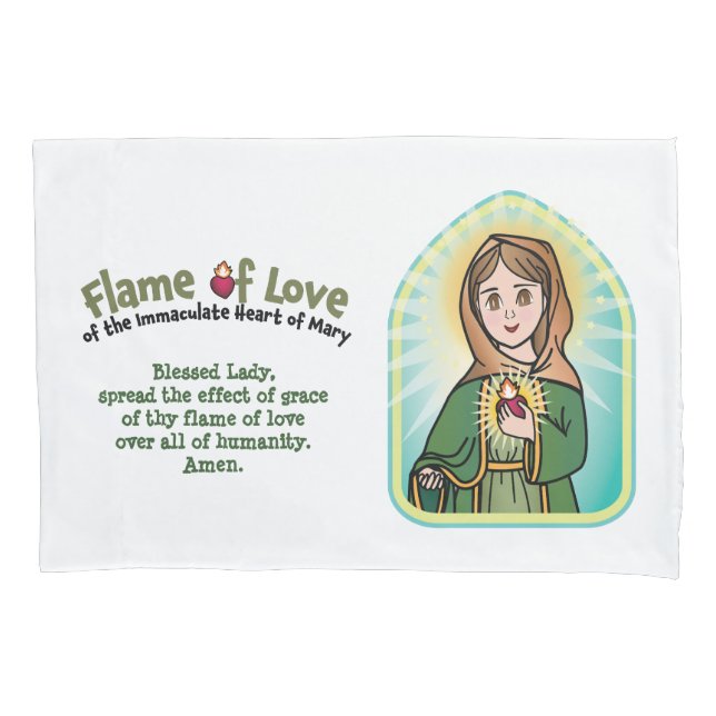 Kids Flame of Love Pillow Case (Front)
