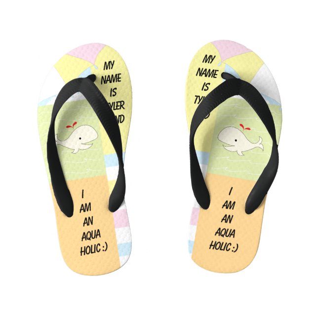 Kids Flip-Flops AquaHolic Kid's Flip Flops (Footbed)