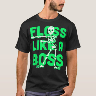 Kids Floss Like a Boss Flossin Dance Gift Hallowee T-Shirt