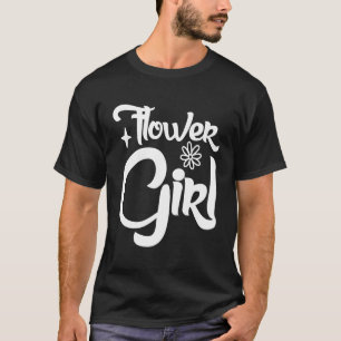 Kids Flower Girl Matching Cute For Bachelorette Pa T-Shirt