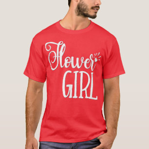 Kids Flower Girl Wedding Party Bride Groom 350 T-Shirt