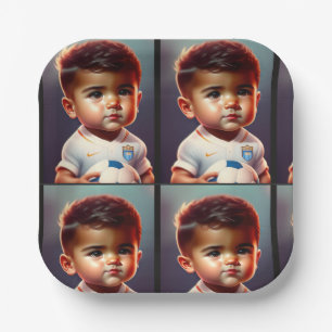 kids football plates