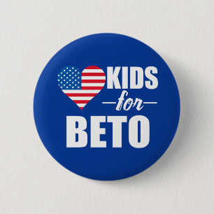 Kids for Beto 2 Inch Round Button