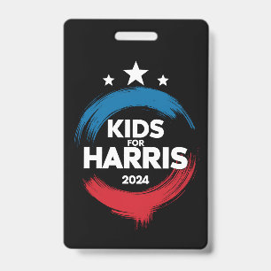 Kids For Harris President Kids Love Kamala Harris Badge
