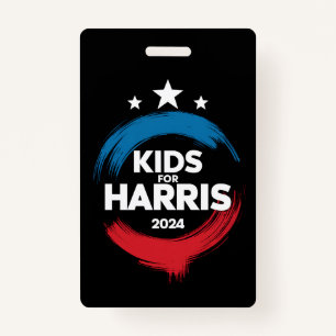 Kids For Harris President Kids Love Kamala Harris Badge