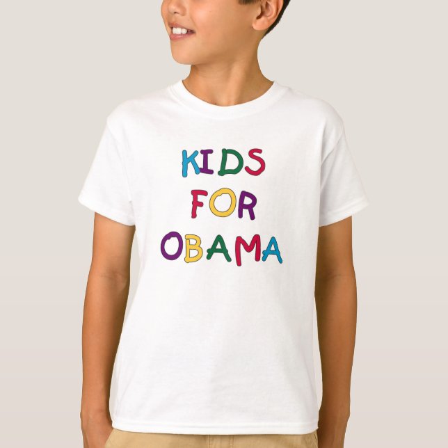 Kids For Obama T-Shirt (Front)