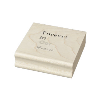 Kids Forever In Our Hearts Rubber Stamp