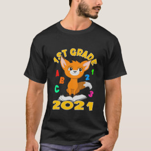 Kids Fox 1 Class Back To School - School Child 1St T-Shirt