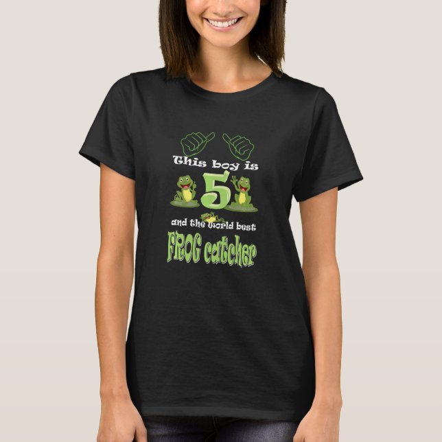 Kids Frog catcher T-Shirt (Front)