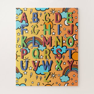 Kids Fun Game Colourful Alphabet   Jigsaw Puzzle